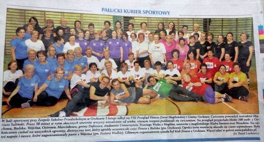 Zdjęcie fitnes z gazety Pałuki